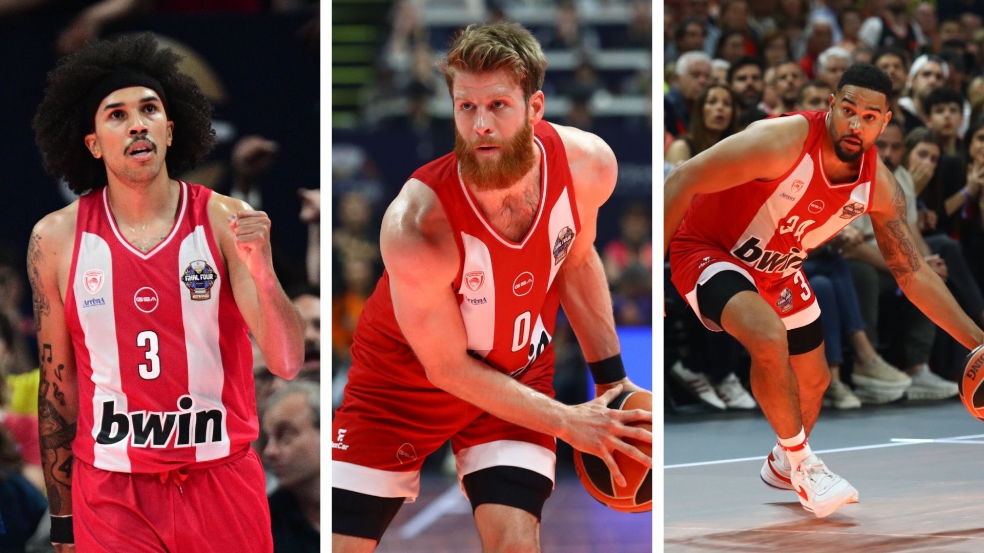 Γουόκαπ, Γουόρντ και Τζόσεφ στο OlympiacosBC TV