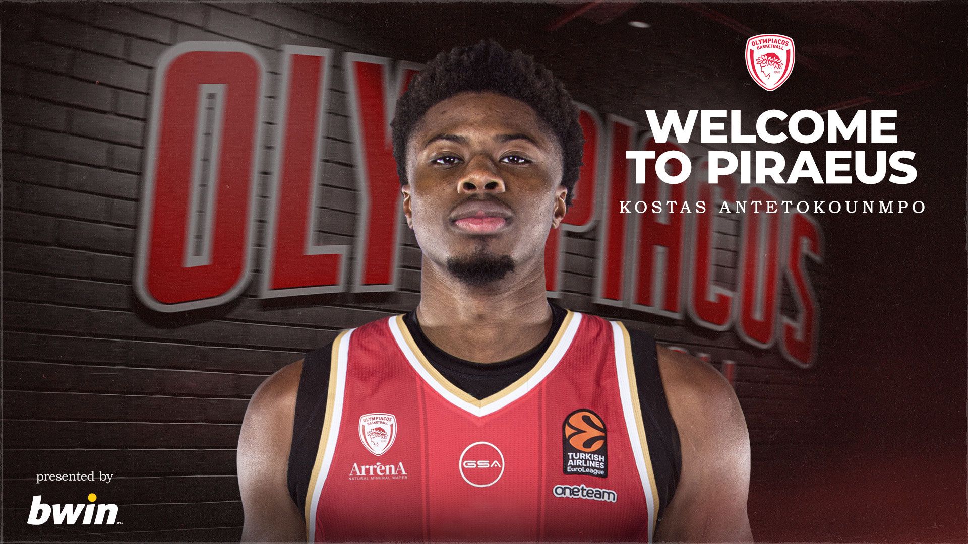 Kostas Antetokoumpo joins the 'red & whites'