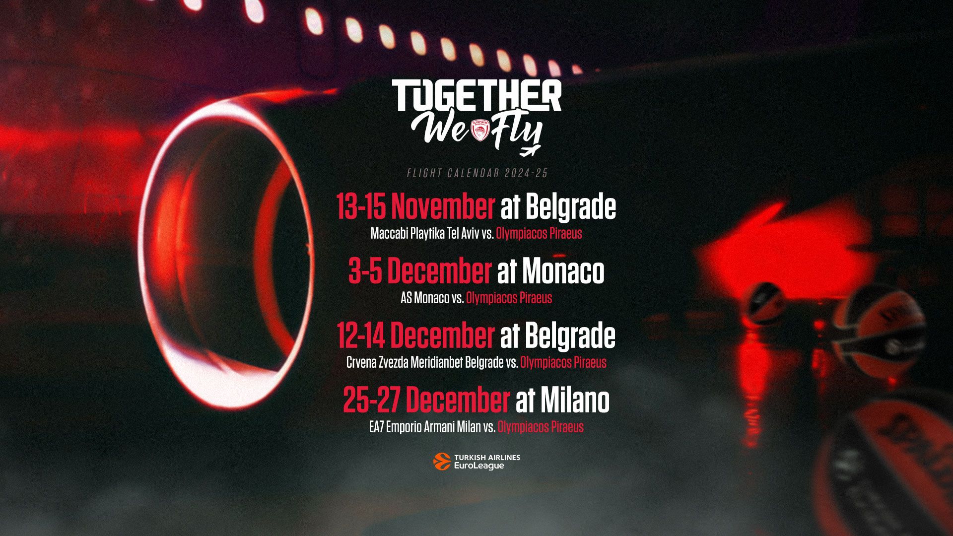 Together We Fly σε Βελιγράδι (x2), Μονακό και Μιλάνο!