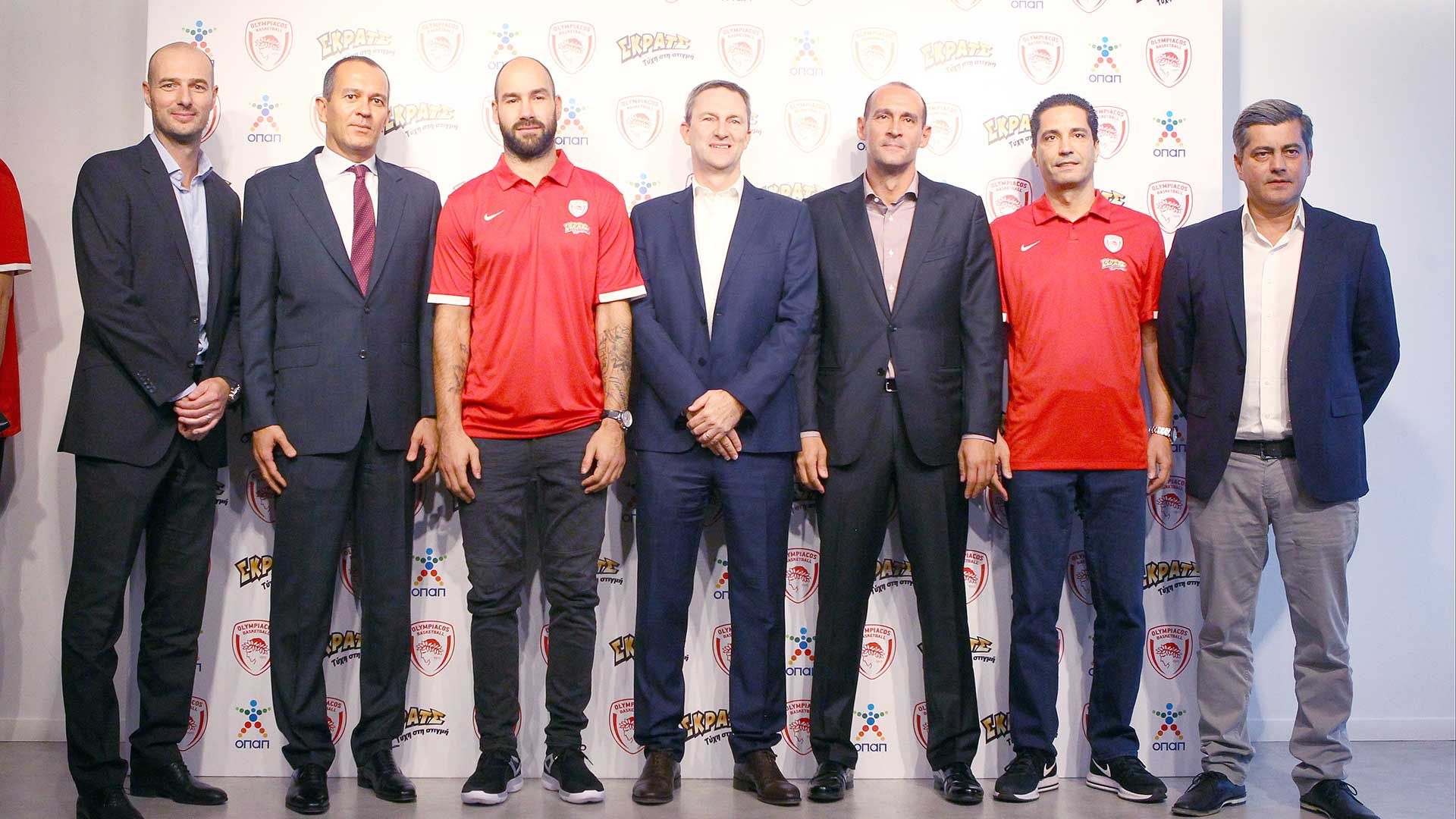 Η παρουσίαση της συμφωνίας Ολυμπιακός-ΟΠΑΠ