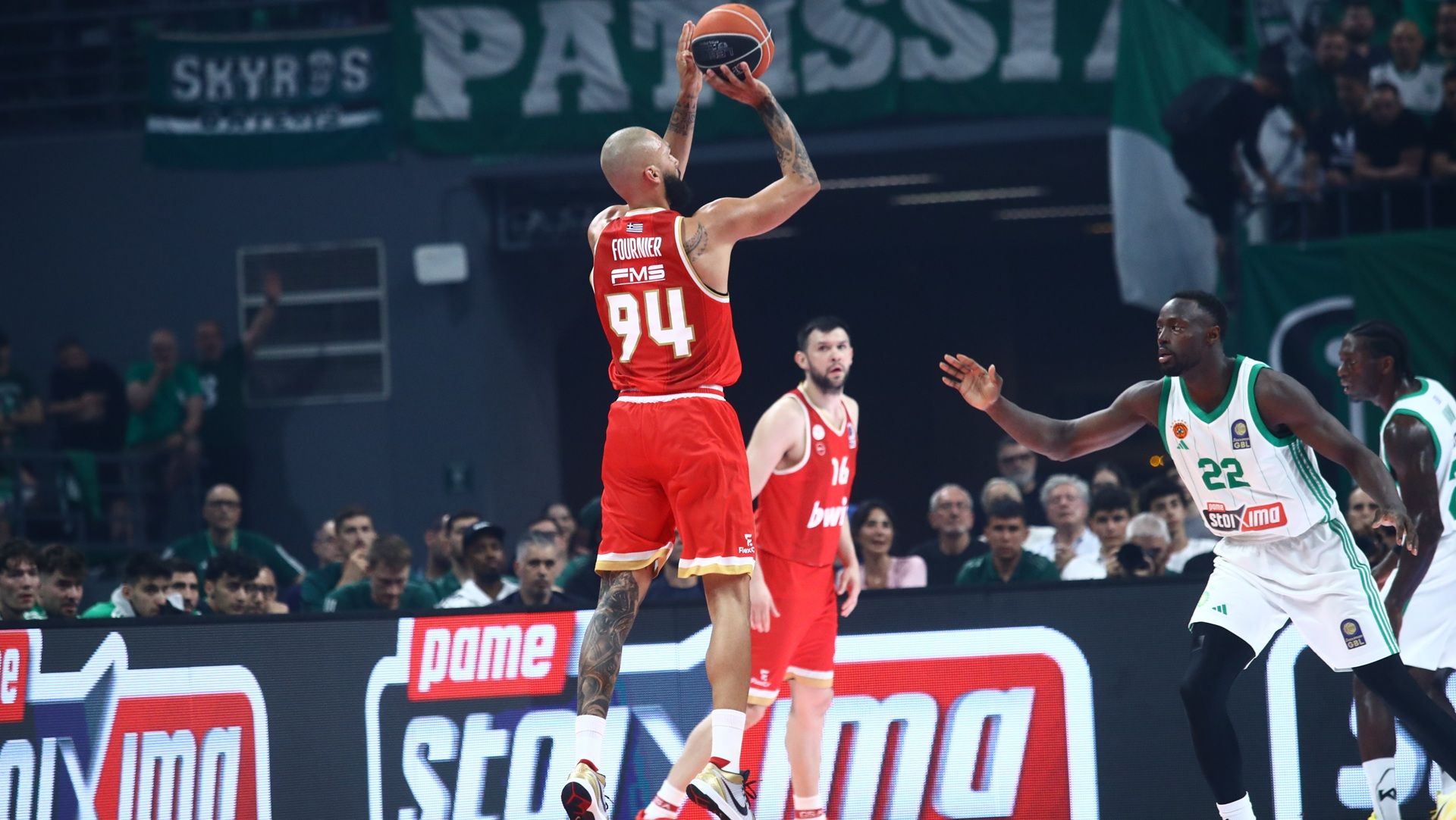 A «break» at the OAKA and now back at home