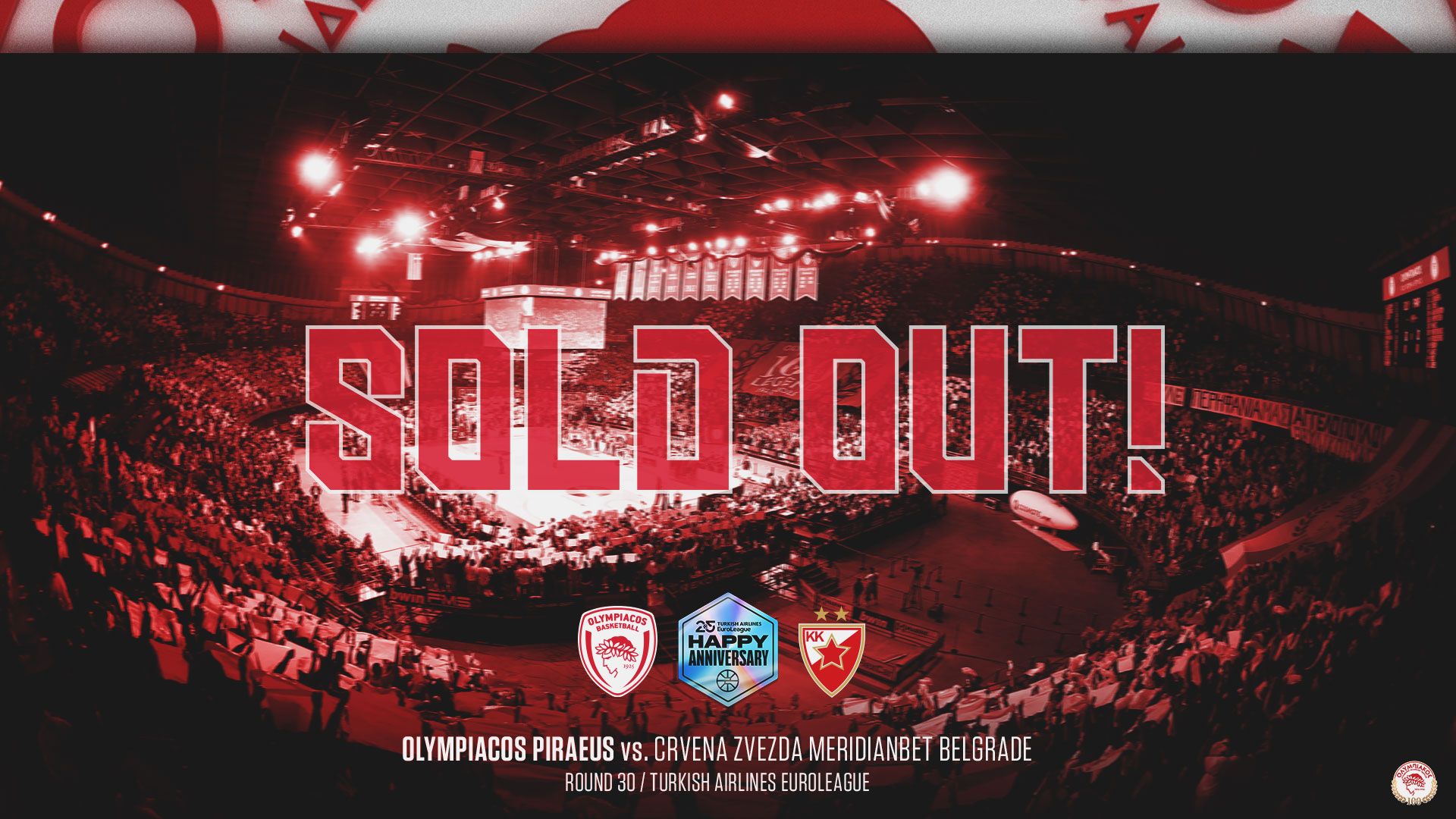 Sold out η αναμέτρηση με τον Ερυθρό!