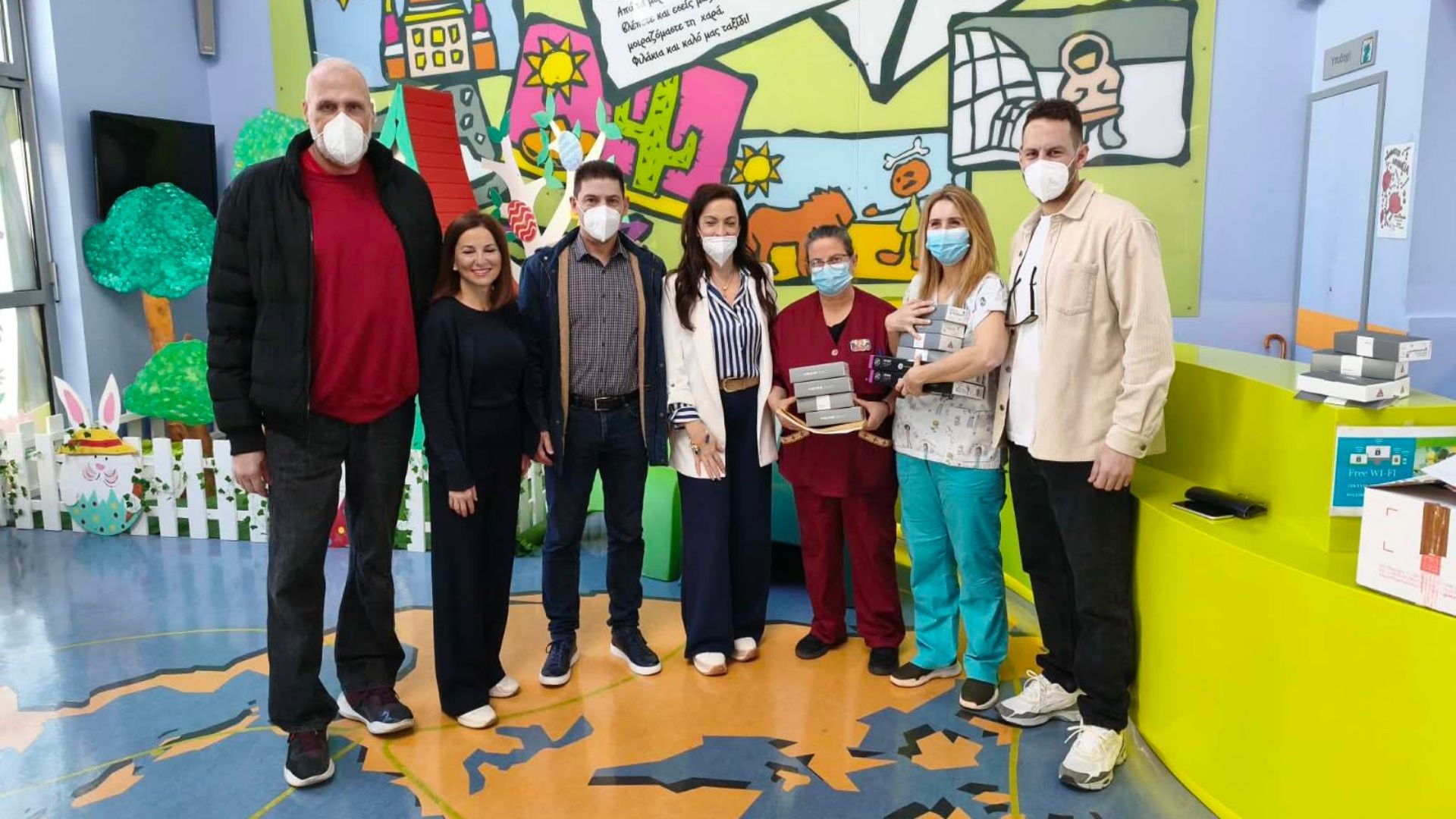 Ο Ολυμπιακός στηρίζει έμπρακτα τα παιδιά του Παιδοογκολογικού νοσοκομείου «Ελπίδα»