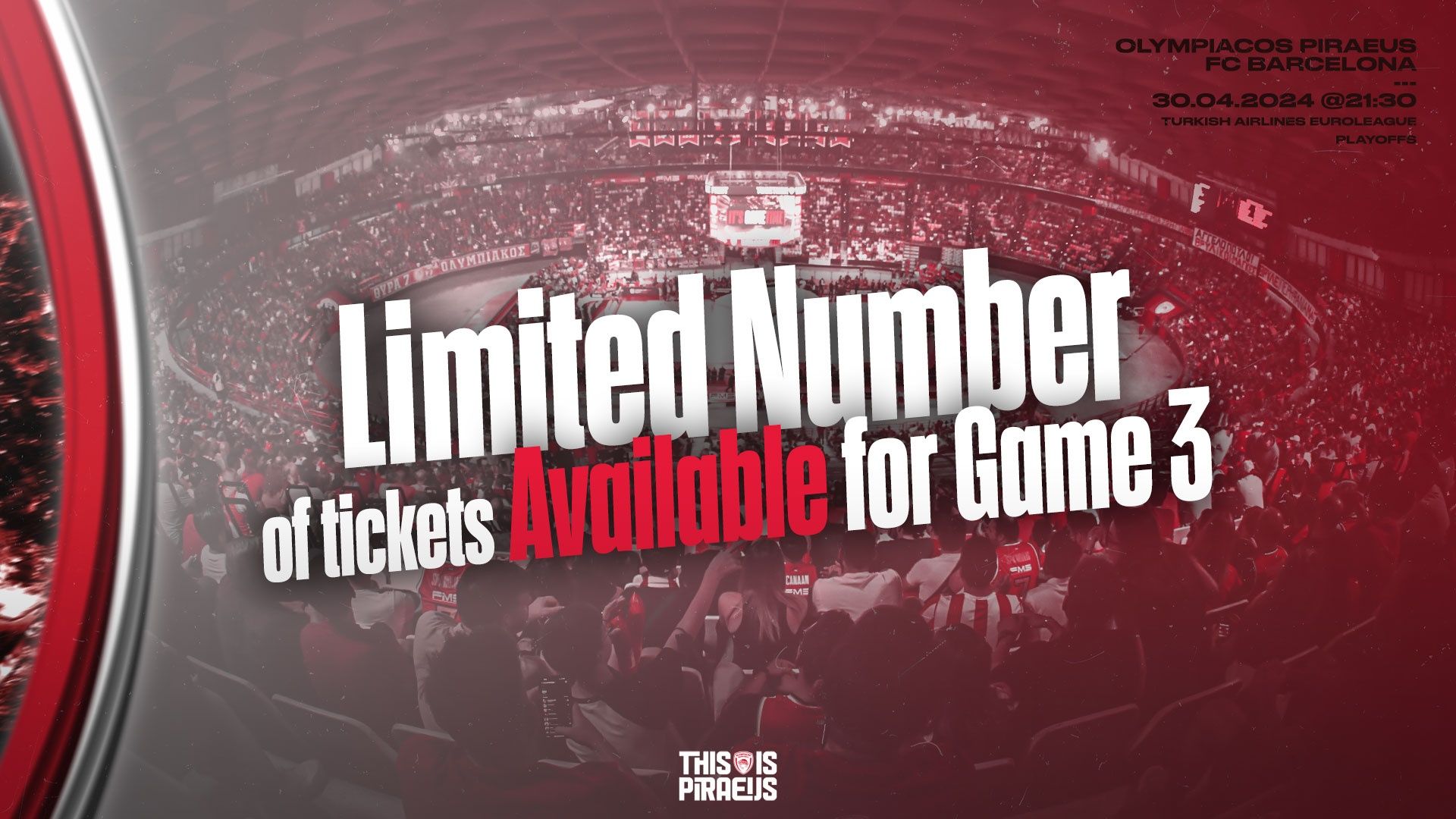 Στην κυκλοφορία περιορισμένος αριθμός εισιτηρίων για το Game 3